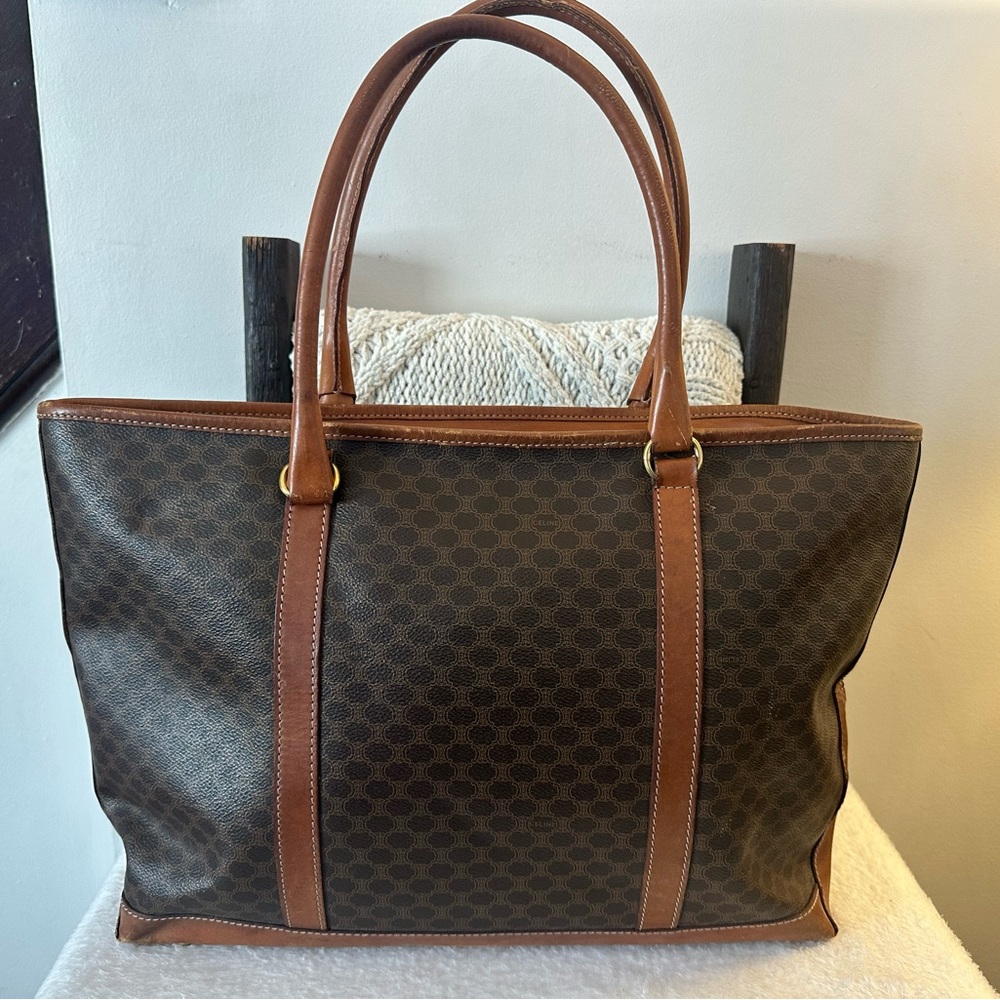 Vintage Celine Macadam Tote - Picture 3 of 12